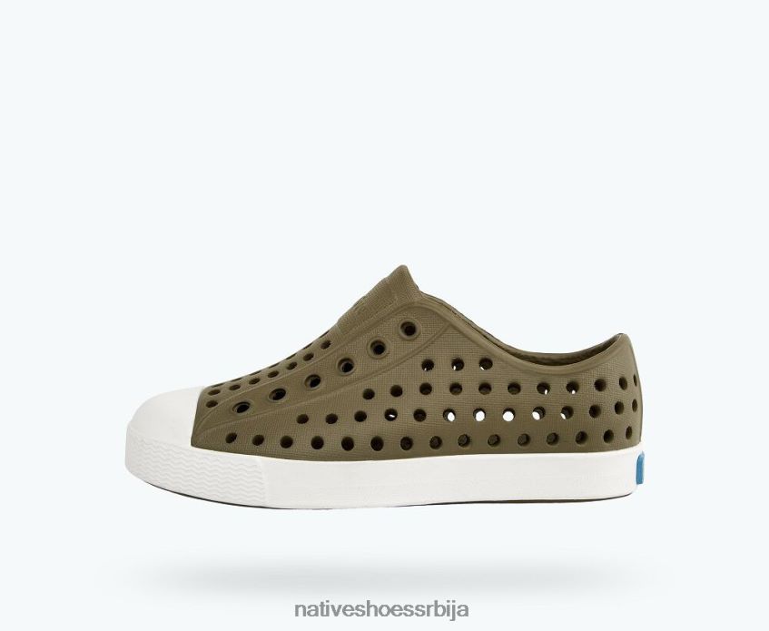 клинци јефферсон Native Shoes обућа 6X8R0J217 утили зелена/ шкољка бела