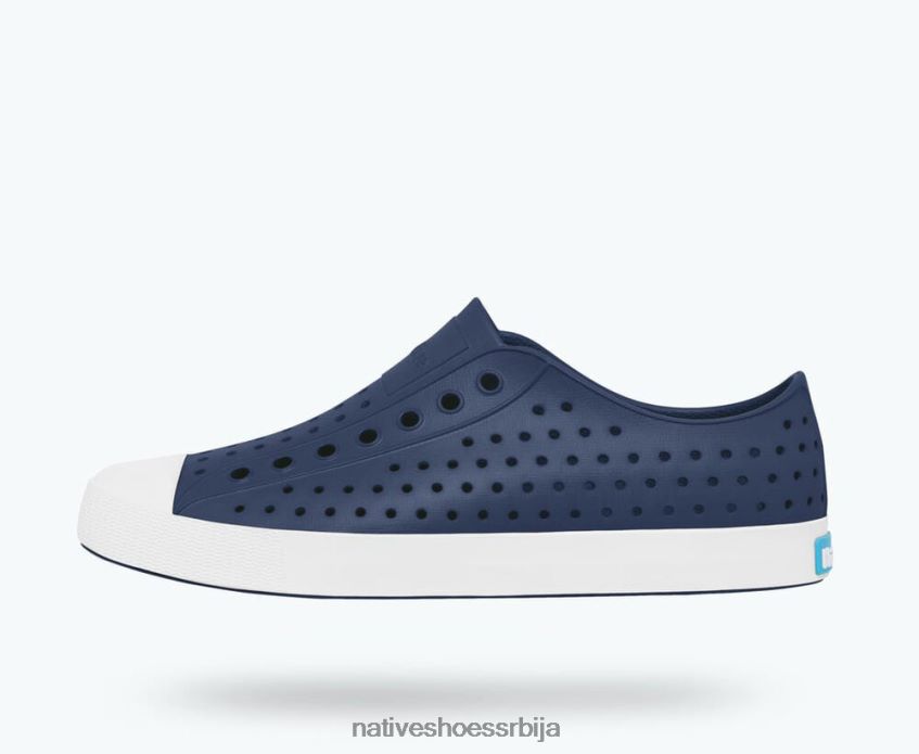 мушкарци јефферсон Native Shoes обућа 6X8R0J35 регата плава/ шкољка бела